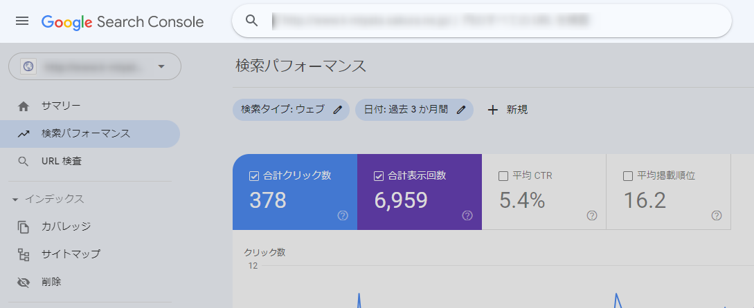 Googleサーチコンソール